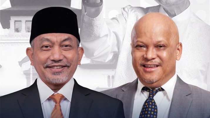 Calon Gubernur dan Wakil Gubernur Jawa Barat, Ahmad Syaikhu dan Ilham Habibie. (X @tifsembiring)