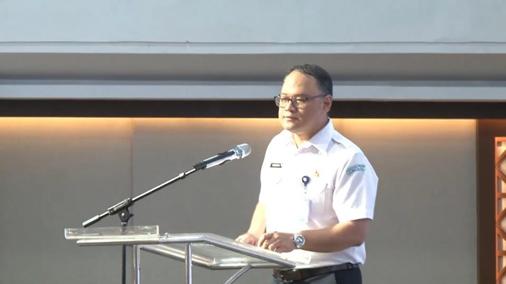 Deputi Bidang Klimatologi BMKG Ardhasena Sopaheluwakan dalam Ekspose Nasional Perubahan Iklim di Medan Sumatera Utara (26/8) dengan tema