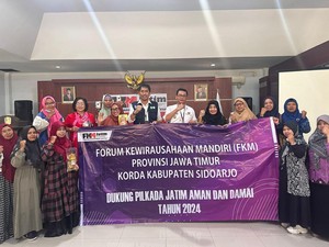 Wirausahawan di Sidoarjo Serukan Pilkada Jatim 2024 Damai