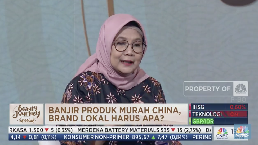 Founder Core Indonesia, Hendri Saparini, dalam acara diskusi interaktif 