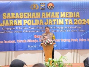 Polda Jatim Gelar Sarasehan dengan Awak Media Jelang Pilkada 2024