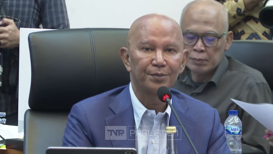 Ketua Badan Anggaran DPR RI Said Abdullah dalam rapat kerja dengan Menteri Keuangan, Menteri PPN/Kepala BAPPENAS, Menteri Hukum dan Hak Asasi Manusia dan Gubernur Bank Indonesia. (Tangkapan Layar Youtube TVR Parlemen)