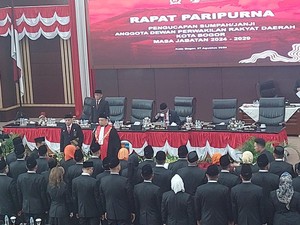 50 Anggota DPRD Kota Bogor 2024-2029 Dilantik, Ada Ibu dan Anak