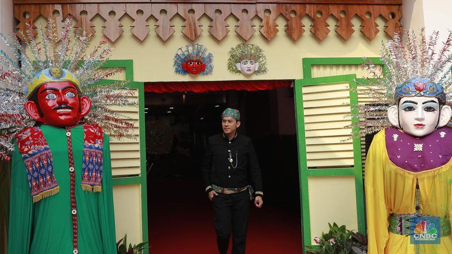 Suasana Kantor Komisi Pemilihan Umum (KPU) Provinsi DKI Jakarta di Jalan Salemba Raya Nomor 15 Paseban, Senen, Jakarta (27/8/2024). (CNBC Indonesia/Muhammad Sabki)