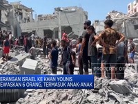 Video: Serangan Israel ke Khan Younis Tewaskan 6 Orang