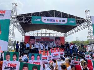 Toha-Rohman Daftar Pilkada ke KPU Muba, Fokus Tata Kelola Pemerintahan-Korupsi