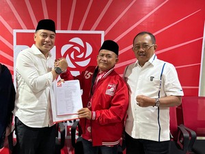 Eri-Armuji Diusung 18 Parpol Maju Pilwali Surabaya, Terakhir dari PSI
