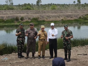 Gubernur Optimistis Program Lumbung Pangan di Kalteng Berhasil