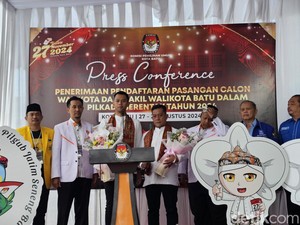 Siap Tantang Kris Dayanti, Gumelar-Rudi Daftar ke KPU Kota Batu