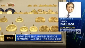 Video: Harga Emas Tembus Rekor Tertinggi, Bisa Tembus USD 3000/Oz?