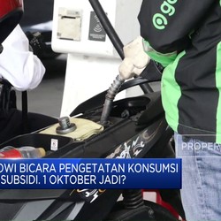 Jokowi Bicara Pengetatan Konsumsi BBM Subsidi. 1 Oktober Jadi?