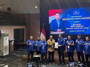 Usai PSI, Demokrat juga Tarik Dukungan dari Aulia Rachman di Pilwalkot Medan