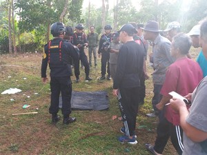 Mortir yang Ditemukan Petani di Tasikmalaya Diledakan