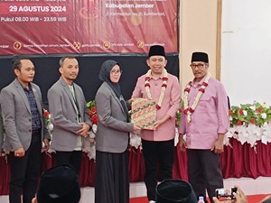 Kirab Budaya Iringi Pendaftaran Fawait-Djoko ke KPU Jember
