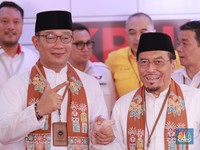 Ini Hasil Survei Ridwan Kamil-Pramono-Dharma di Pilkada DKI 2024