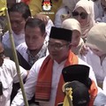 Ridwan Kamil-Suswono Tiba di KPU Jakarta, Siap Daftar Pilgub 2024