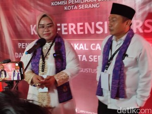 Diusung 10 Partai, Adik Mantan Wali Kota Serang Daftar Pilwalkot ke KPU
