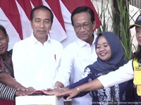 Jokowi Resmikan Wajah Baru Pasar Godean Sleman DI Yogyakarta Rp89 M