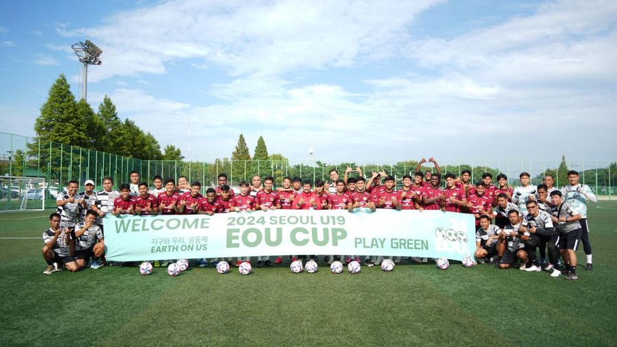 Tim U-20 Indonesia dalam pada turnamen Seoul Earth on Us Cup 2024 di Mokdong Stadium, Seoul, Rabu (28/8/2024). (Dok. PSSI)