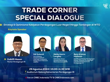 Live Now! Kupas Tuntas Perdagangan Luar Negeri di Pemerintahan Baru