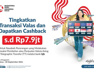 Transaksi Valas di bank bjb Dapat Cashback Jutaan Rupiah, Ini Caranya