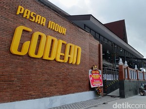 Pasar Godean Sleman Dipermak Jokowi, Habiskan Rp 89 M!