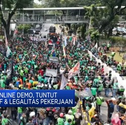 Driver Ojek Online Demo, Tuntut Keadilan Tarif & Legalitas Pekerjaan