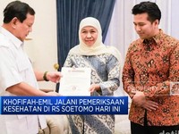 Video: Khofifah-Emil Jalani Pemeriksaan Kesehatan di RS Soetomo