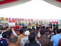 Proyek Bendungan Garapan PTPP Diresmikan Jokowi