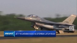 Video: Jet F-16 Ukraina Ditembak Jatuh Rusia