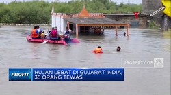 Video: Hujan Lebat di Gujarat India, 35 Orang Tewas