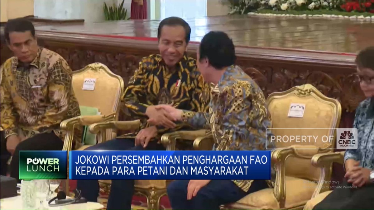 Video: Jokowi Terima Agricola Medal, Penghargaan Tertinggi dari FAO