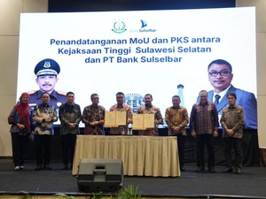 Kejati Sulsel dan Bank Sulselbar Teken MoU Pendampingan Hukum