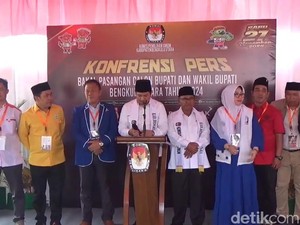Arie-Sumarno Daftar Pilbup Bengkulu Utara ke KPU, Lawan Kotak Kosong