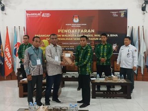 Syafriansar-Syamsudin Daftar Pilwakot Bima via Partai Nonparlemen