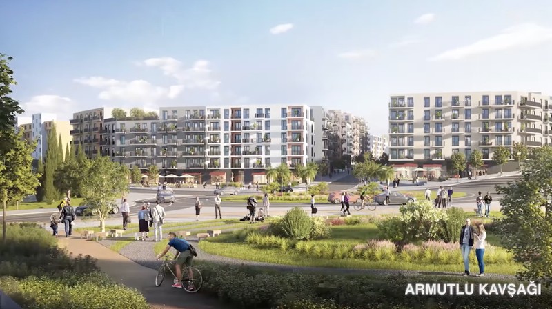 Sekitar 80 persen kota bersejarah Antakya hancur akibat gempa berkekuatan 7,8 pada Februari 2023, menurut studio arsitektur Inggris Foster + Partners. Studio ini kini telah memaparkan visinya untuk membangun kembali kota tersebut. (Dok. fosterandpartners)