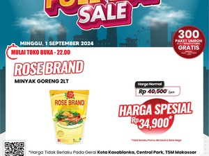 Minyak Goreng 2 Liter di Transmart Full Day Sale Diskon Rp 11 Ribu