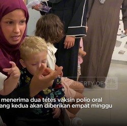 Video: Jeda Perang 3 Hari, 640 Ribu Anak di Gaza Divaksin Polio