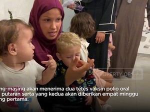 Video: Jeda Perang 3 Hari, 640 Ribu Anak di Gaza Divaksin Polio