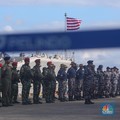 Kapal Perang Republik Indonesia (KRI) sandar di Pelabuhan Tanjung Benoa, Bali, Sabtu (31/8/2024). (CNBC Indonesia/Faisal Rahman)