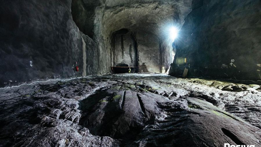 ONKALO, fasilitas pembuangan bawah tanah geologis yang dalam, dirancang untuk menyimpan limbah nuklir dengan aman. (Dok. posiva)