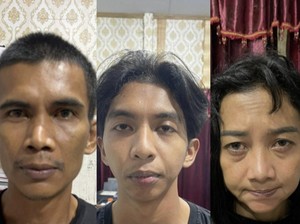Tampang Ayah, Ibu dan Anak Komplotan Pencuri Beraksi di 23 TKP di Kendari