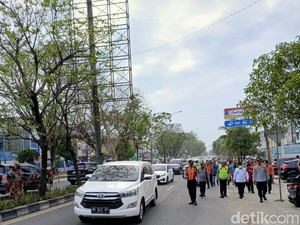 Putaran Balik Jalan Abdul Rozak Palembang Ditutup Permanen
