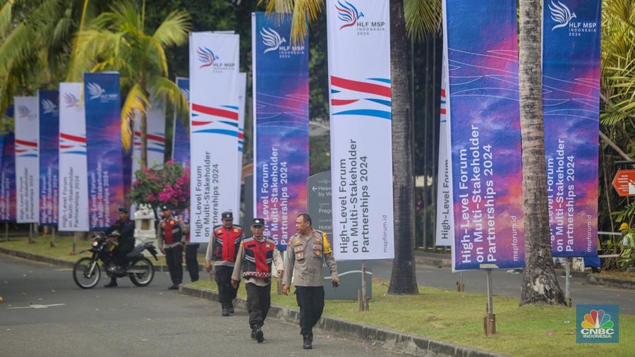 Forum on Multi Stakeholder Partnership (HLF-MSP) 2024 di Bali. (վ/Faisal Rahman)
