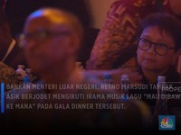 Dari Jokowi Sampai Retno, Asyik Joget di Gala Dinner HLF MSP dan IAF