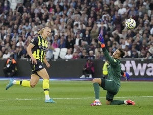 West Ham Vs Man City: Hat-trick Haaland Menangkan Citizens