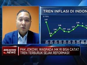 Pak Jokowi, RI Deflasi 4 Bulan Beruntun, Waspada Penurunan Daya Beli!