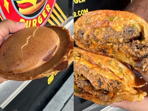 5 Kreasi Burger Unik dengan Isi Buah Pir hingga Bentuk UFO