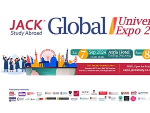 Global University Expo-JACK Study Abroad Kembali Hadir, Catat Tanggalnya