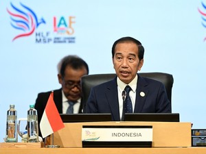 Jokowi Tekankan 4 Poin Wujudkan Pembangunan Global di IAF ke-2 Bali